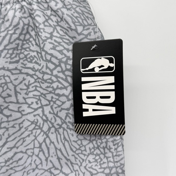 NBA Basketball Power Drive Shorts Mens Size Medium Gray Athleisure Athletic Gym - Picture 6 of 16